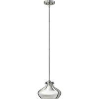 Hinkley Congress 1 Light Pendant Chrome, Silver