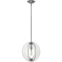 Hinkley Solstice 1 Light Mini Pendant, Silver