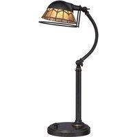 Quoizel Whitney LED Table Lamp, Brown