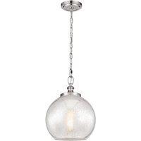 Feiss Tabby 1 Light Pendant, Silver