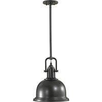 Feiss Parker 1 Light Pendant Light, Brown