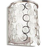 Feiss Lexi 1 Light Wall Light, Silver