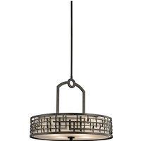 Kichler Loom 4 Light Pendant, Brown