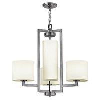 Hinkley Hampton 4 Light Chandelier, Silver