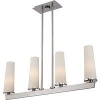 Quoizel Chelsea Loft 4 Light Pendant, Silver
