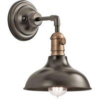 Kichler Cobson 1 Light Wall Light Olde Bronze, Gold