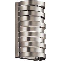 Kichler Roswell 1 Light Wall Light, Silver