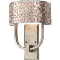 Quoizel Confetti 2 Light Wall Light, Silver