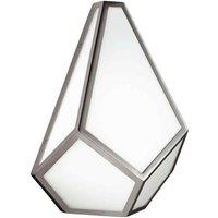 Feiss Diamond 1 Wall Light, Silver