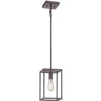 Quoizel New Harbor 1 Light Mini Pendant, Brown