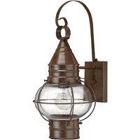 Hinkley Cape Cod 1 Light Medium Wall Lantern, Brown