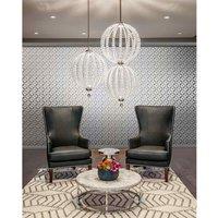 Feiss Oberlin Medium LED Pendant, Silver