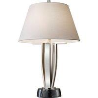 Feiss Silvershore 1 Light Table Lamp, Silver