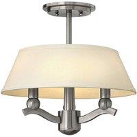 Hinkley Whitney 3 Light DuoMount Pendant/SemiFlush, Silver