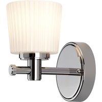 Elstead Lighting Binstead 1 Light Wall Light, Silver
