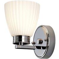 Elstead Lighting Wallingford 1 Light Wall Light, Silver