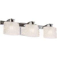 Quoizel Seaview 3 Light Above Mirror Light, Silver