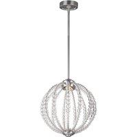 Feiss Oberlin Small LED Pendant, Silver