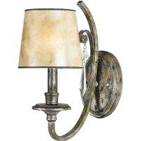 Quoizel Kendra 1 Light Wall Light, Silver