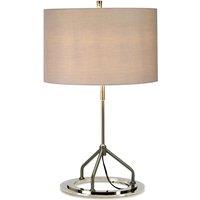 Elstead Lighting Vicenza Table Lamp White Polished Nickel, Silver