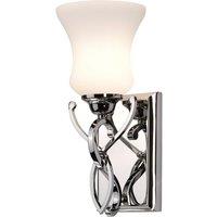Hinkley Brooke 1 Light Wall Light, Silver