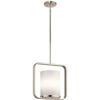 Kichler City Loft 1 Light Medium Pendant, Silver