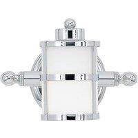 Quoizel Tranquil Bay 1 Light Wall Light, Silver