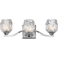 Feiss Kalli 3 Light Above Mirror Light, Silver