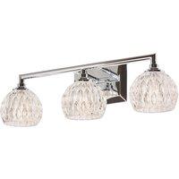 Quoizel Serena 3 Light Above Mirror Light, Silver