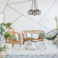 Kichler Rocklyn 6 Light Chandelier, Silver