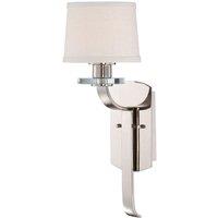 Quoizel Sutton Place 1 Light Wall Light, Silver