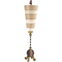 Flambeau Le Cirque 1 Light Table Lamp, Gold