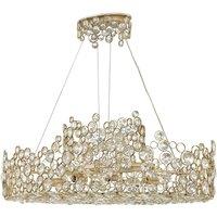 Hinkley Anya Linear Chandelier, Silver
