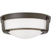 Hinkley Hathaway 2 Light Small Flush Mount Olde Bronze, Brown
