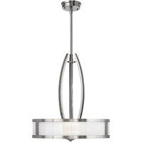 Hinkley Meridian 3 Light Pendant, Silver