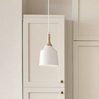 Kichler Danika 1 Light Mini Pendant, White