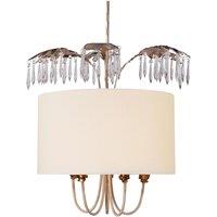 Flambeau Antoinette 5 Light Pendant, Cream