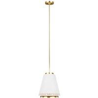 Feiss Carter 1 Light Pendant Style B Matte White, White