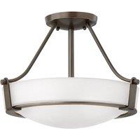 Hinkley Hathaway 2 Light Small Semiflush Olde Bronze, Brown
