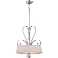 Quoizel Madison Manor 4 Light Pendant Imperial Silver, Silver