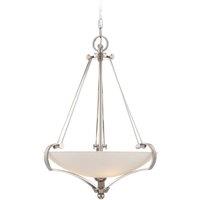 Quoizel Sutton Place 4 Light Pendant Light, Silver