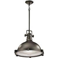 Kichler Hatteras Bay 1 Light Extra Large Pendant Olde Bronze, Brown