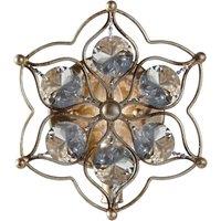 Feiss Leila 1 Light Wall Light, Silver