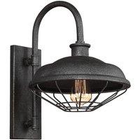 Feiss Lennex 1 Light Wall Light, Grey