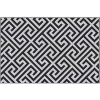 Outsunny 121x182cm Reversible Outdoor Rug - Black