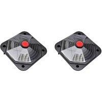 vidaXL Solar Pool Heater 735 W Set Of 2, Multi
