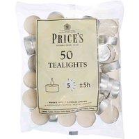 Price's Candles Price's Candles Bag Of 50 Tealights - White, White