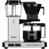 Moccamaster KBG 741 Select Coffee Machine - Matt Silver, Silver