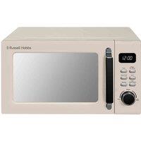 Russell Hobbs RHM2026C 800W 20L Stylevia Digital Microwave - Cream