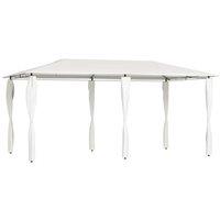 vidaXL Gazebo With Post Covers 3X6X2.6 M Cream 160 G/M , Cream
